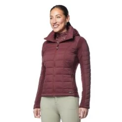 Kerrits Women's Heads Up Quilted Jacket - Mahogany -Tack Of The Day Store 585638 800 800