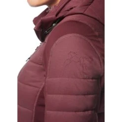 Kerrits Women's Heads Up Quilted Jacket - Mahogany -Tack Of The Day Store 585641 800 800