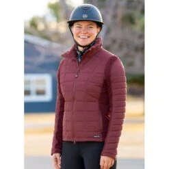 Kerrits Women's Heads Up Quilted Jacket - Mahogany -Tack Of The Day Store 585642 800 800