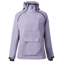 Horze Women's Ayla Waterproof Shell Riding Jacket - Grey Ridge Purple
