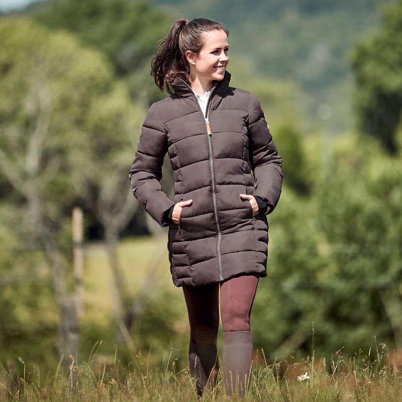 Horze Women's Claire Side Zip Riding Jacket - French Roast 3 Horze Women's Claire Side Zip Riding Jacket - French Roast - Image 3