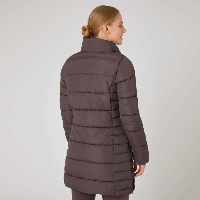 Horze Women's Claire Side Zip Riding Jacket - French Roast 4 Horze Women's Claire Side Zip Riding Jacket - French Roast - Image 4