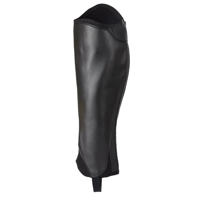 Horze Calgary Mesh Half Chaps - Black 3 Horze Calgary Mesh Half Chaps - Black - Image 3