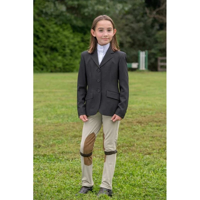 RJ Classics Kids' Hampton Show Coat - Black Herringbone 2 RJ Classics Kids' Hampton Show Coat - Black Herringbone - Image 2