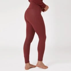 Horze Women's Raquel Knee Patch Tights - Merlot -Tack Of The Day Store 590590 800 800