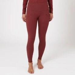 Horze Women's Raquel Knee Patch Tights - Merlot -Tack Of The Day Store 590591 800 800