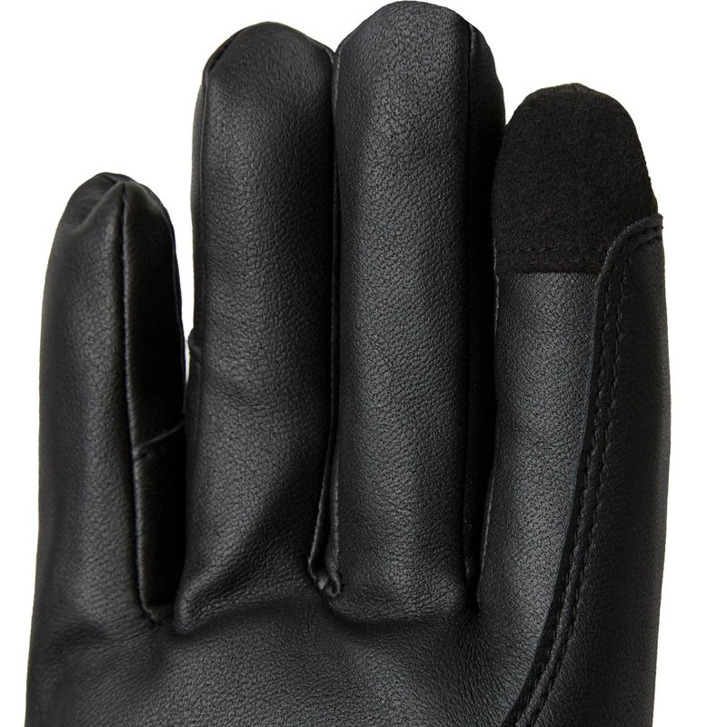 Horze Theresa Vegan Leather Winter Gloves - Black 2 Horze Theresa Vegan Leather Winter Gloves - Black - Image 2