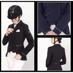 Fair Play Women's Florine Short Tail Coat - Navy 5 Fair Play Women's Florine Short Tail Coat - Navy -Tack Of The Day Store 592880 800 800