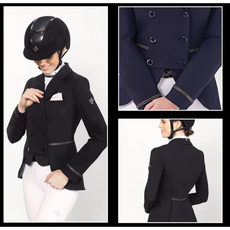 Fair Play Women's Florine Short Tail Coat - Navy 3 Fair Play Women's Florine Short Tail Coat - Navy - Image 3