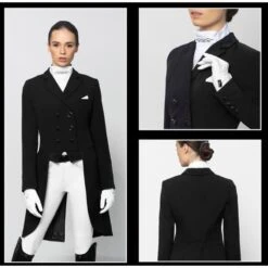 Fair Play Women's Dorothee Shadbelly Coat - Black -Tack Of The Day Store 593055 800 800