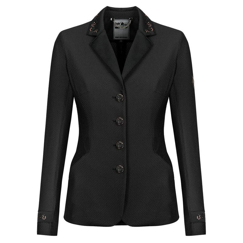 Fair Play Women's Taylor Rose Gold Comfimesh Show Jacket - Black 1 Fair Play Women's Taylor Rose Gold Comfimesh Show Jacket - Black