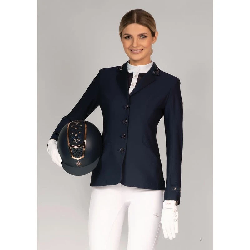 Fair Play Women's Taylor Rose Gold Comfimesh Show Jacket - Navy 3 Fair Play Women's Taylor Rose Gold Comfimesh Show Jacket - Navy - Image 3