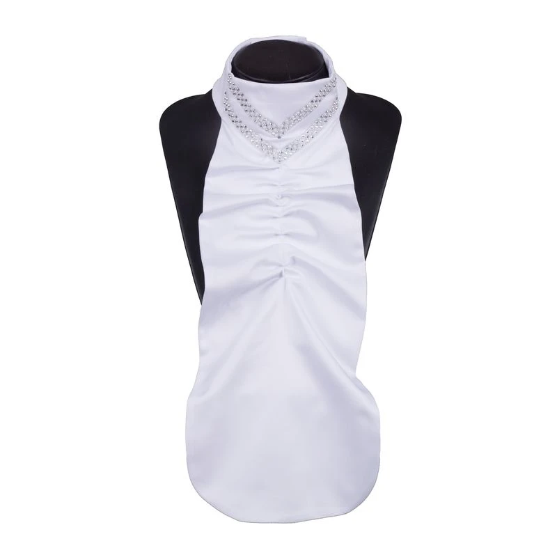 Fair Play Queen Ready Tied Stock Tie - White 1 Fair Play Queen Ready Tied Stock Tie - White