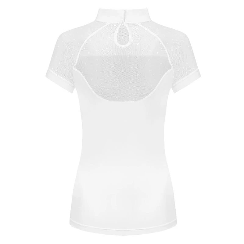 Fair Play Women's Lucia 2.0 Short Sleeve Competition Shirt - White 2 Fair Play Women's Lucia 2.0 Short Sleeve Competition Shirt - White - Image 2