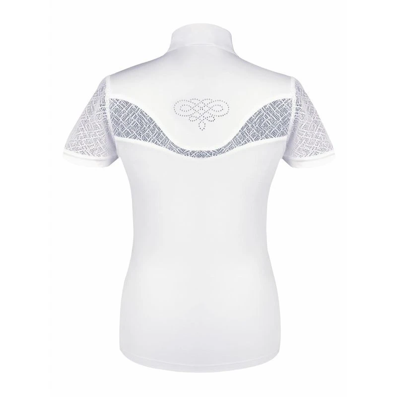 Fair Play Women's Cecile Short Sleeve Competition Shirt - White 2 Fair Play Women's Cecile Short Sleeve Competition Shirt - White - Image 2
