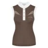 Fair Play Women's Cecile Rose Gold Sleeveless Competition Shirt - Taupe Grey