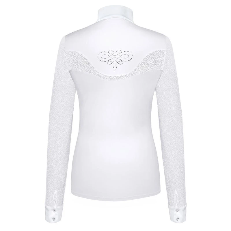 Fair Play Women's Cecile Long Sleeve Competition Shirt - White 2 Fair Play Women's Cecile Long Sleeve Competition Shirt - White - Image 2