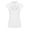 Fair Play Women's Cathrine Rose Gold Sleeveless Competion Shirt - White
