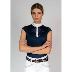 Fair Play Women's Cathrine Rose Gold Sleeveless Competion Shirt - White 6 Fair Play Women's Cathrine Rose Gold Sleeveless Competion Shirt - White -Tack Of The Day Store 595649 800 800