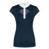 Fair Play Women's Cathrine Rose Gold Sleeveless Competion Shirt - Navy