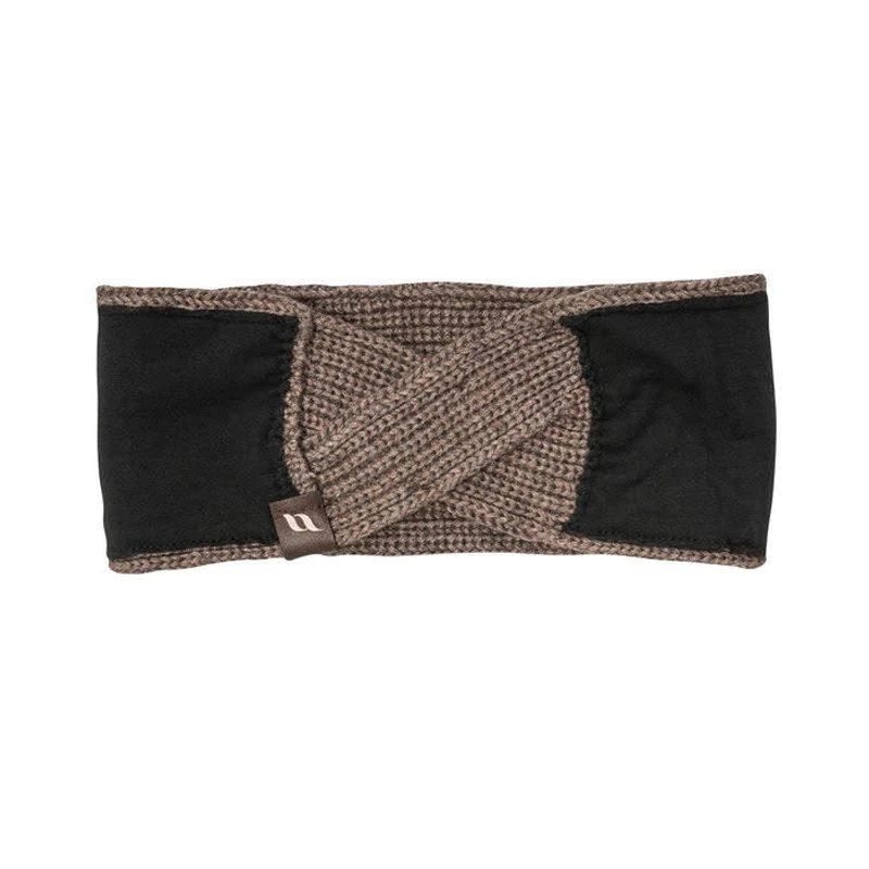 Back On Track Nora Wool Blend Twist Headband - Brown 2 Back On Track Nora Wool Blend Twist Headband - Brown - Image 2