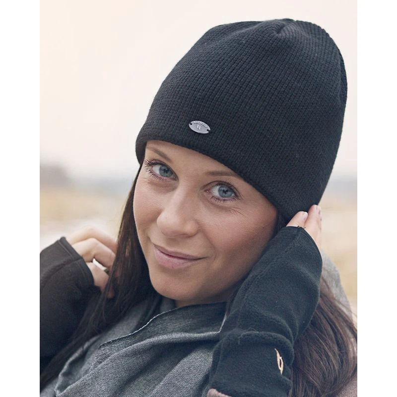 Back On Track Kim Wool Hat - Black 2 Back On Track Kim Wool Hat - Black - Image 2