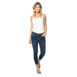 EQL Women's In Motion Cropped Jean - Midnight Wash -Tack Of The Day Store 598718 800 800