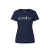 Kerrits Women's Logo V-Neck Tee - Navy/Pewter