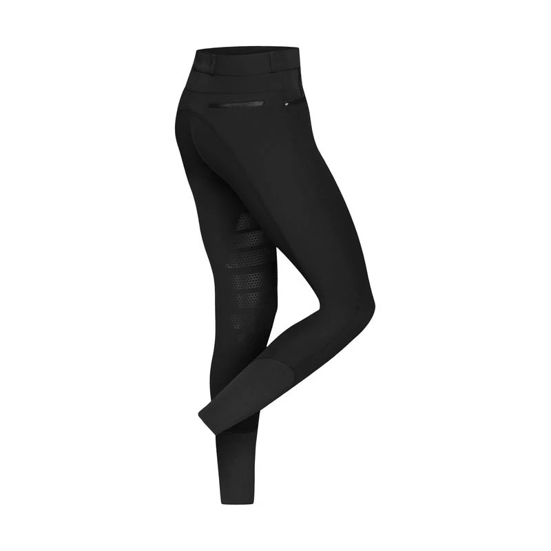 Fair Play Women's Jill 2.0 Knee Patch Breeches - Black 2 Fair Play Women's Jill 2.0 Knee Patch Breeches - Black - Image 2