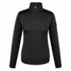 Fair Play Women's Bonnie Half Turtleneck - Black