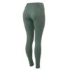 Horze Women's Rosie Full Seat Tights W/Rose Gold Zippers - Green