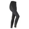 Shires Aubrion Women's Porter Winter Knee Patch Riding Tights - Jet Black