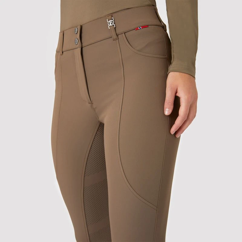 B Vertigo Women's Davina Full Seat Breeches - Shiitake Beige 4 B Vertigo Women's Davina Full Seat Breeches - Shiitake Beige - Image 4