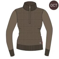 B Vertigo Women's Ruth Knitted 1/4 Zip Sweater - Shiitake Beige 9 B Vertigo Women's Ruth Knitted 1/4 Zip Sweater - Shiitake Beige -Tack Of The Day Store 601202 800 800