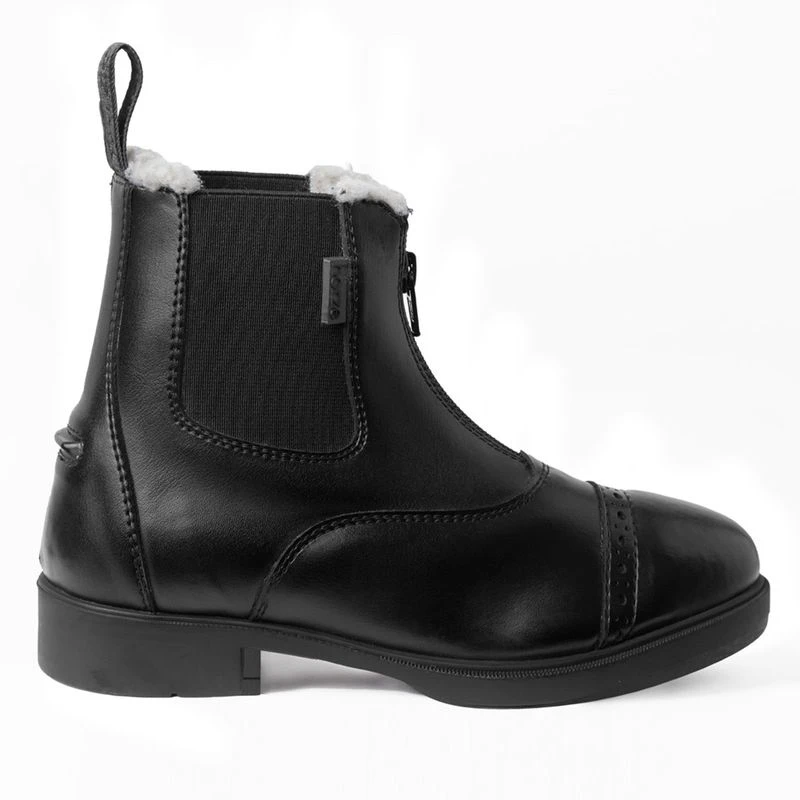 Horze Kids' Wexford Paddock Winter Boots - Black 2 Horze Kids' Wexford Paddock Winter Boots - Black - Image 2