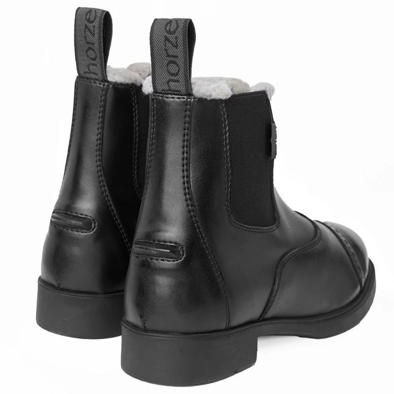 Horze Kids' Wexford Paddock Winter Boots - Black 3 Horze Kids' Wexford Paddock Winter Boots - Black - Image 3