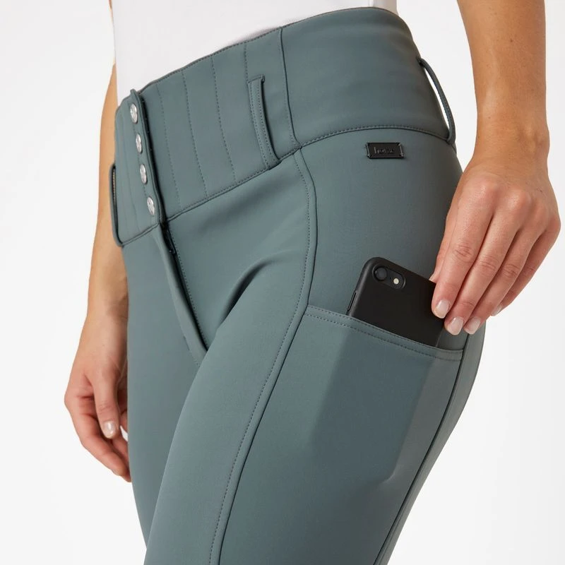 Horze Women's Louisa Thermo Breeches - Urban Chic 4 Horze Women's Louisa Thermo Breeches - Urban Chic - Image 4