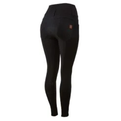Horze Women's Tara Full Seat Thermo Breeches - Black