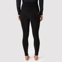 Horze Women's Tara Full Seat Thermo Breeches - Black -Tack Of The Day Store 601556 800 800