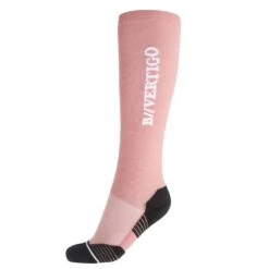 Horze Compression Winter Knee Socks - Old Rose