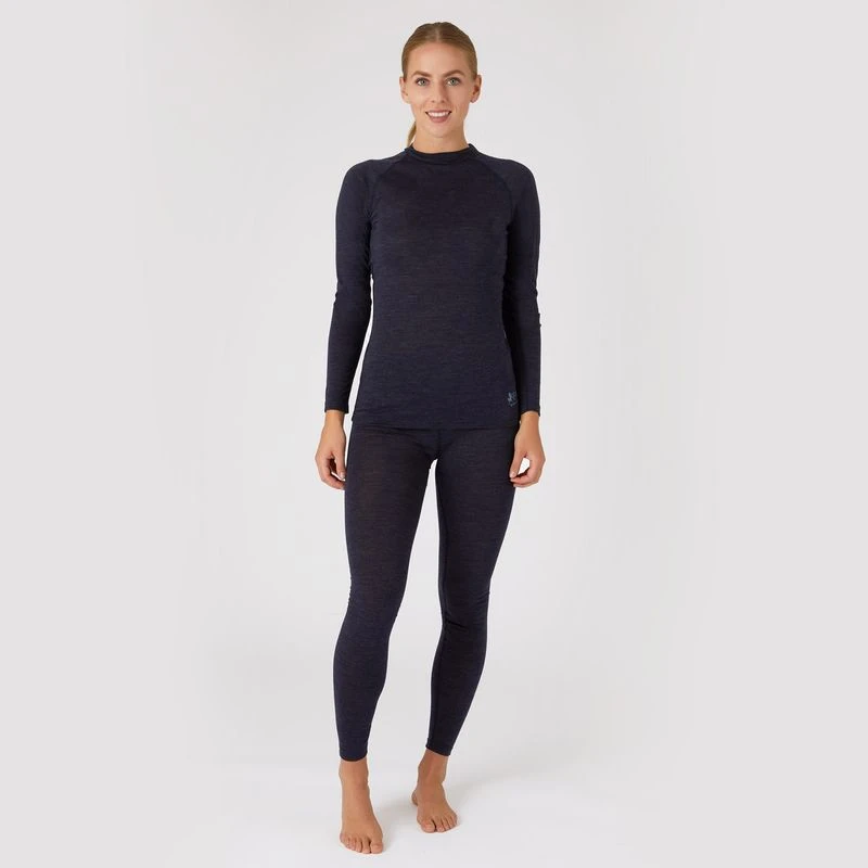 B Vertigo Women's Roxie Woolmix Long Underwear - Dark Navy 4 B Vertigo Women's Roxie Woolmix Long Underwear - Dark Navy - Image 4