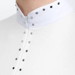 Cavalliera Women's Diva Short Sleeve Show Shirt - Off White 5 Cavalliera Women's Diva Short Sleeve Show Shirt - Off White -Tack Of The Day Store 602969 800 800