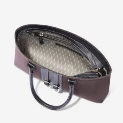 Oughton Half Halt Classic Canvas Handbag - Heritage Brown/Black -Tack Of The Day Store 603841 800 800