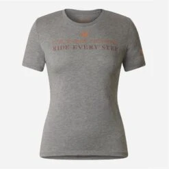 Oughton Women's Live Every Moment Tee - Dapple Grey