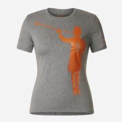 Oughton Women's Harold Logo Tee - Dapple Grey