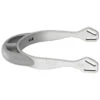 Herm Sprenger 20mm Rounded Neck Fairrider Spurs - Silver Aluminum/Silver