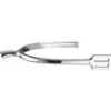 Herm Sprenger Bevelled 20mm Neck End Spurs - Chrome Plated