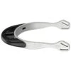 Herm Sprenger 25mm Rounded Neck Fairrider Spurs - Silver Aluminum/Black