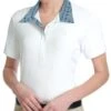 Romfh Women's Lindsay Short Sleeve Show Shirt - White/Bit Matrix