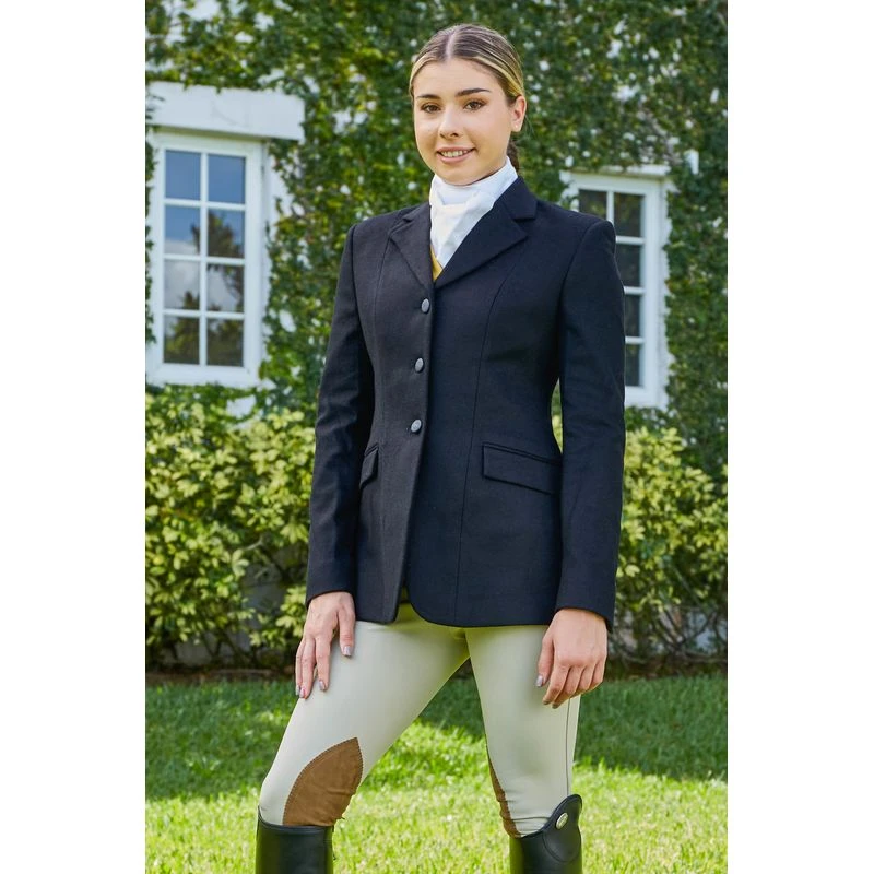 RJ Classics Women's Fairfield Melton Show Coat - Black 2 RJ Classics Women's Fairfield Melton Show Coat - Black - Image 2